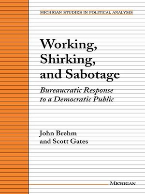 cover image of Working, Shirking, and Sabotage